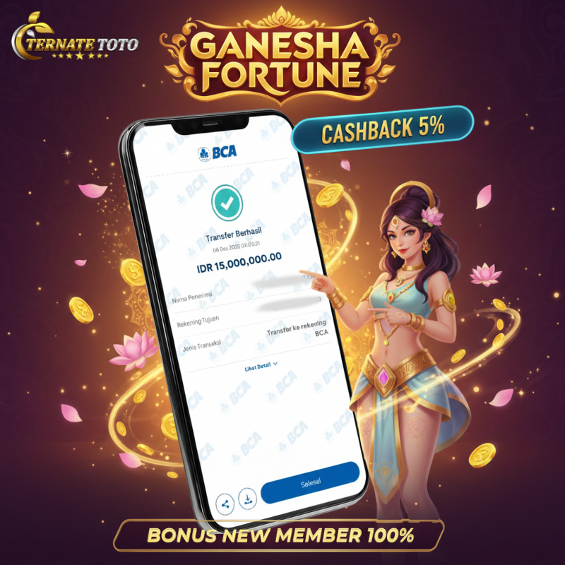 TERNATETOTO - JACKPOT GANESHA FORTUNE PG SOFT Rp.15,000,000